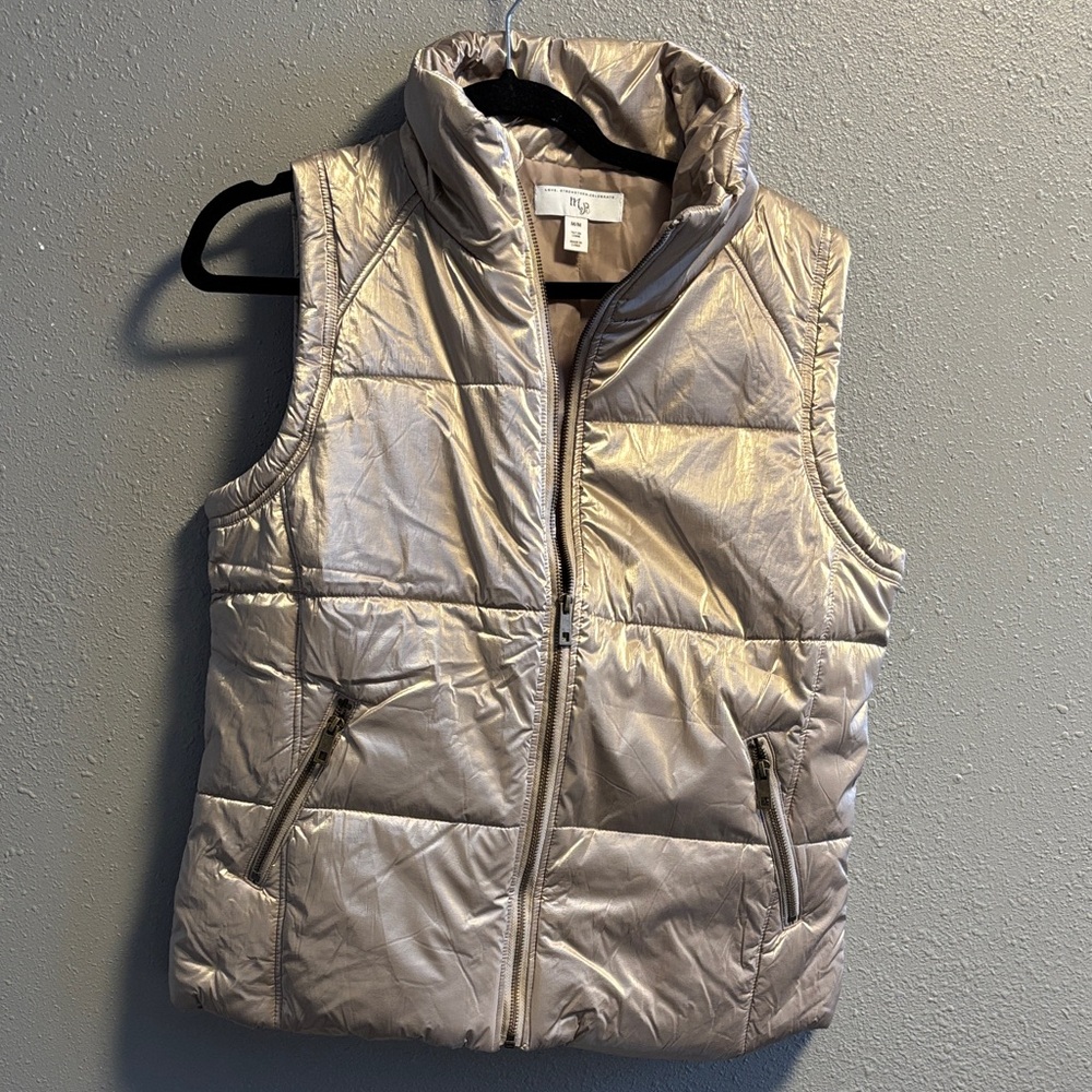 Gold Puffer Vest